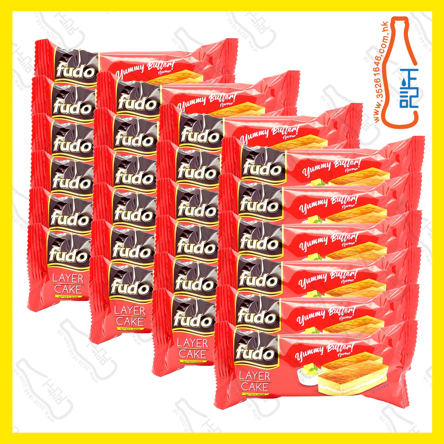 ==ORI6476 Fudo福多蛋糕 - 奶油味 x 24條 /盒 
