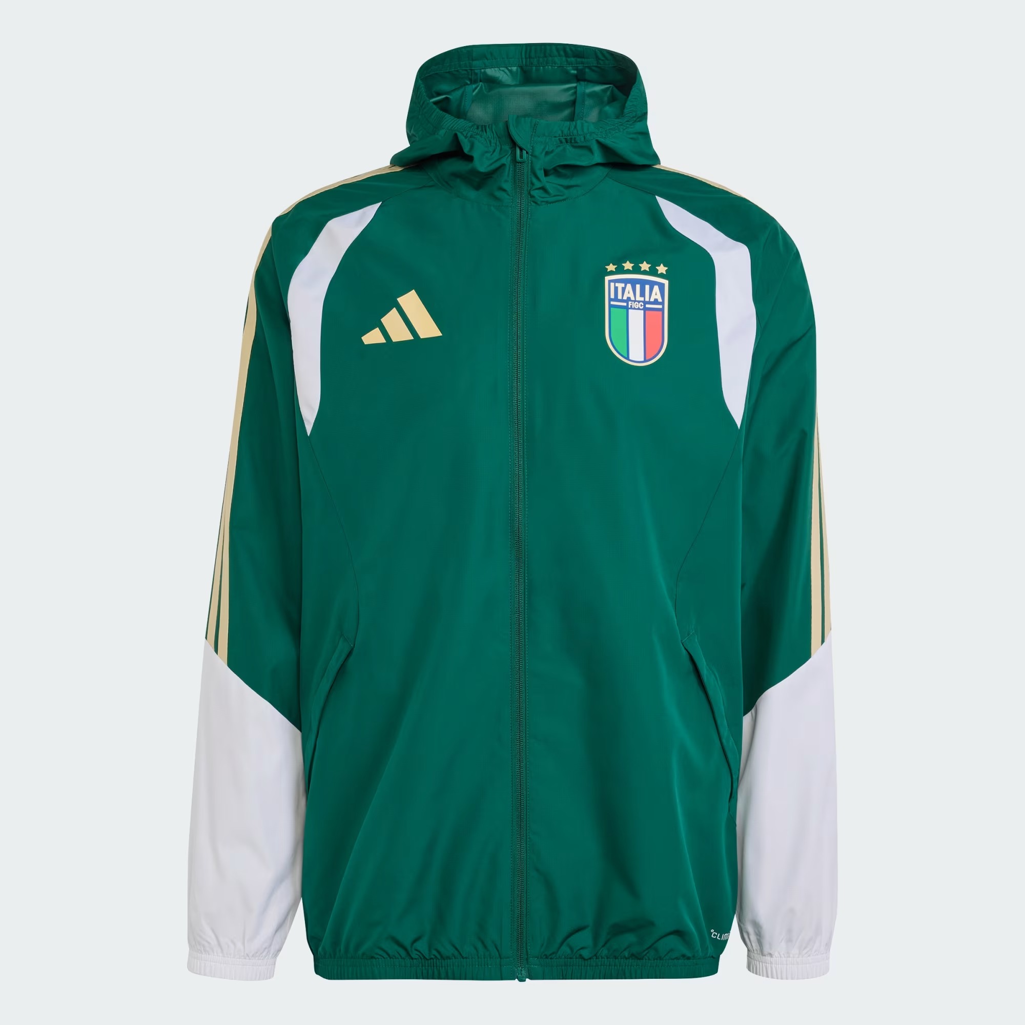 🇮🇹 藍軍全天候守護 Adidas Italy 意大利 2025-26 Tiro All-Weather 防風防水外套 JZ9361 (可加印球員版贊助)