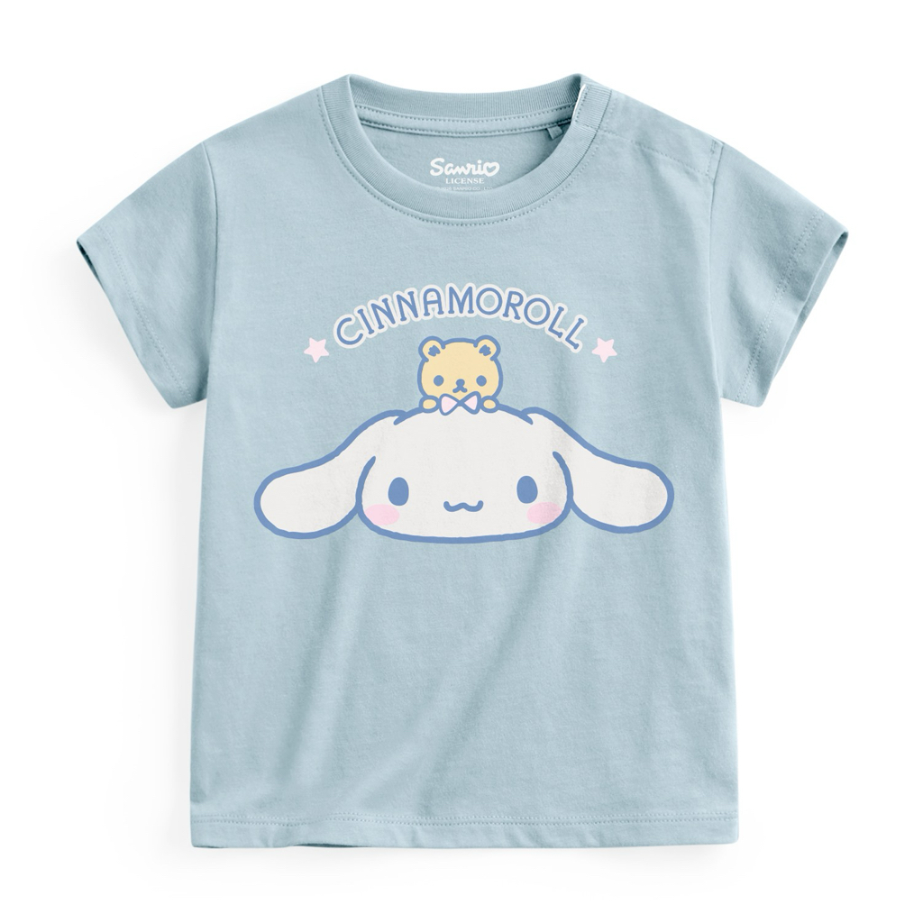 💚預訂 台灣直送💚Sanrio三色人物印花純棉短袖T恤