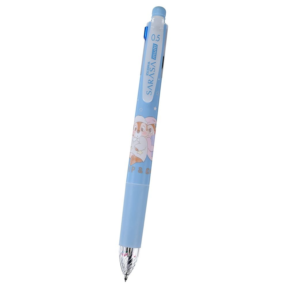 現貨｜【日本 Disney Store 限定】Chip & Dale 鋼牙與大鼻 日本製 Zebra SARASA multi 4+1 多功能5用筆 4色啫喱筆+鉛芯筆 214057