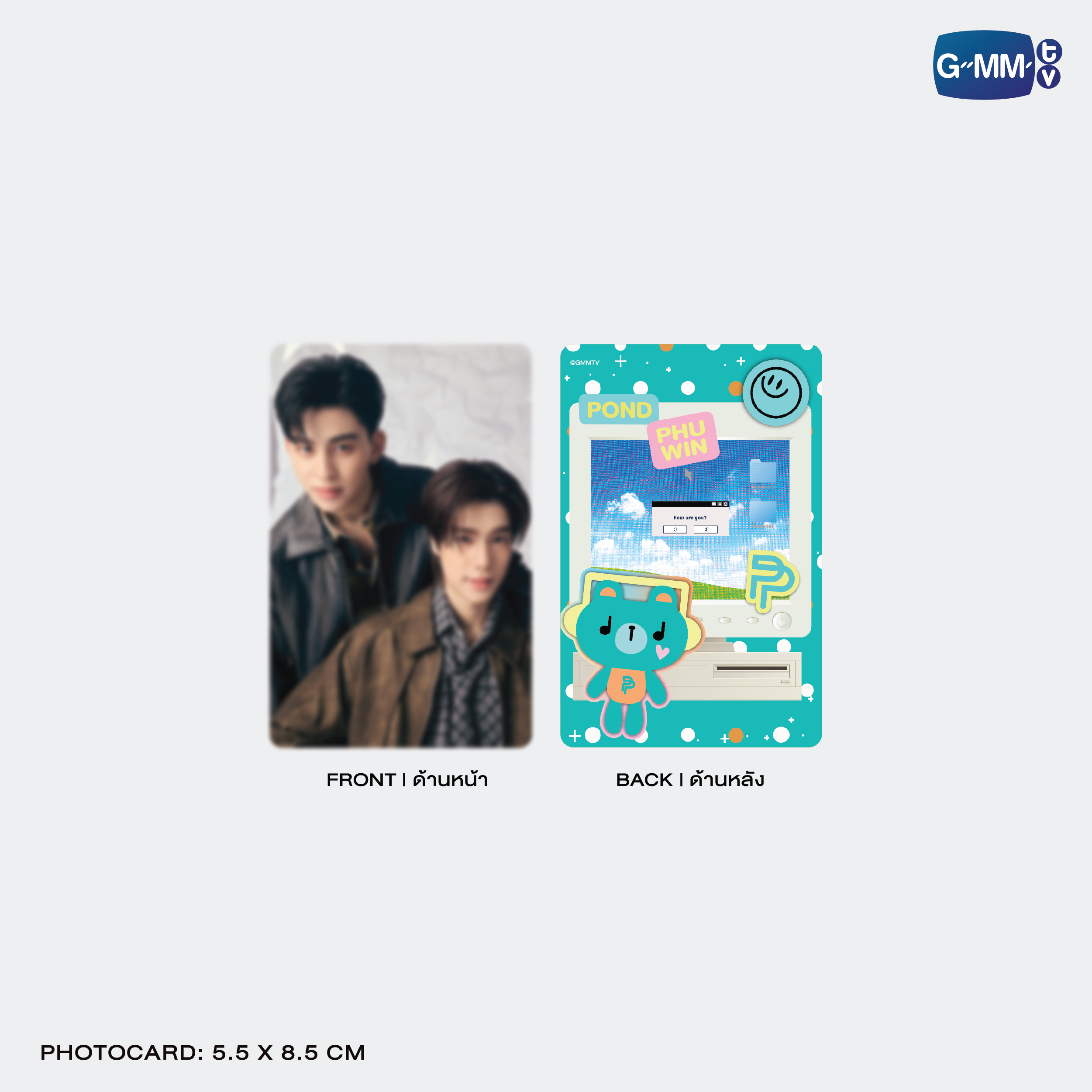 PERMPOON CHARACTER POCKET ZIP FOLDER