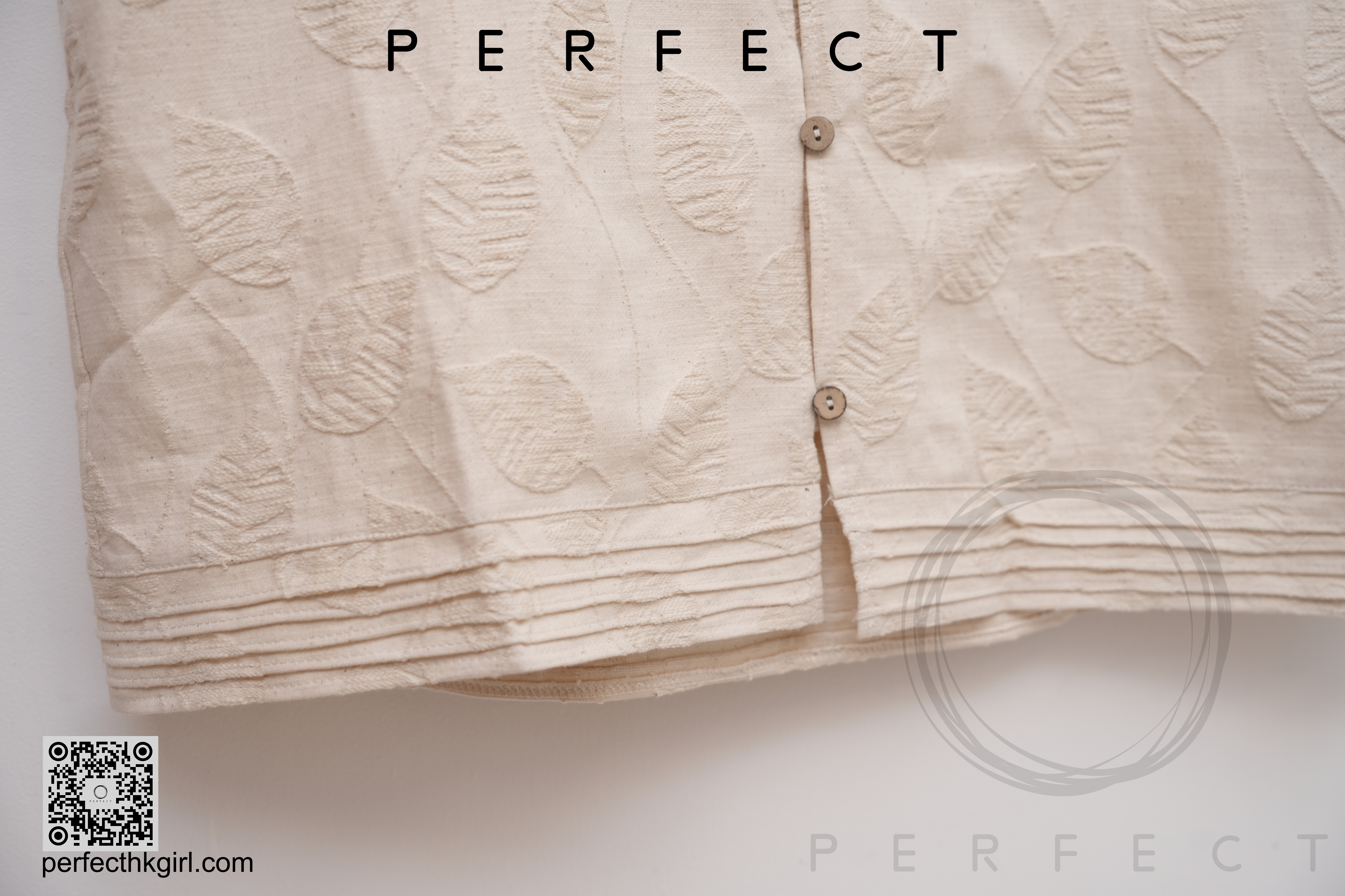 T0039_樹葉紋細節背心外套（顯瘦黑色）