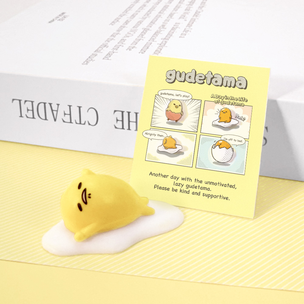 📦訂購 台灣限定 三麗鷗SanrioＸSTORY 故事銀飾 Gudetama經典系列 蛋黃哥造型耳環