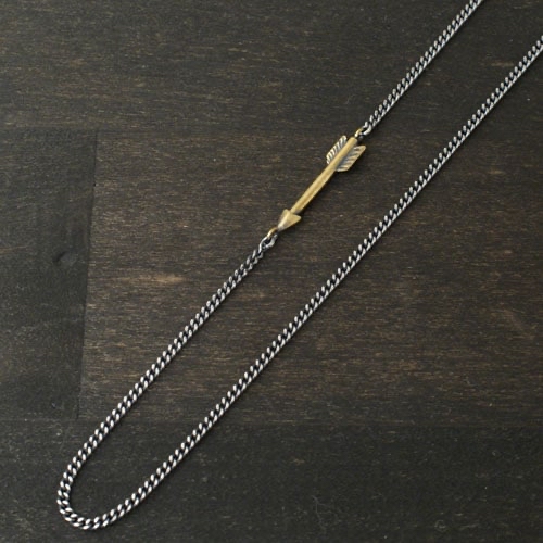 只按訂單生產~Atease ARROW CHAIN NECKLACE pre order/訂購