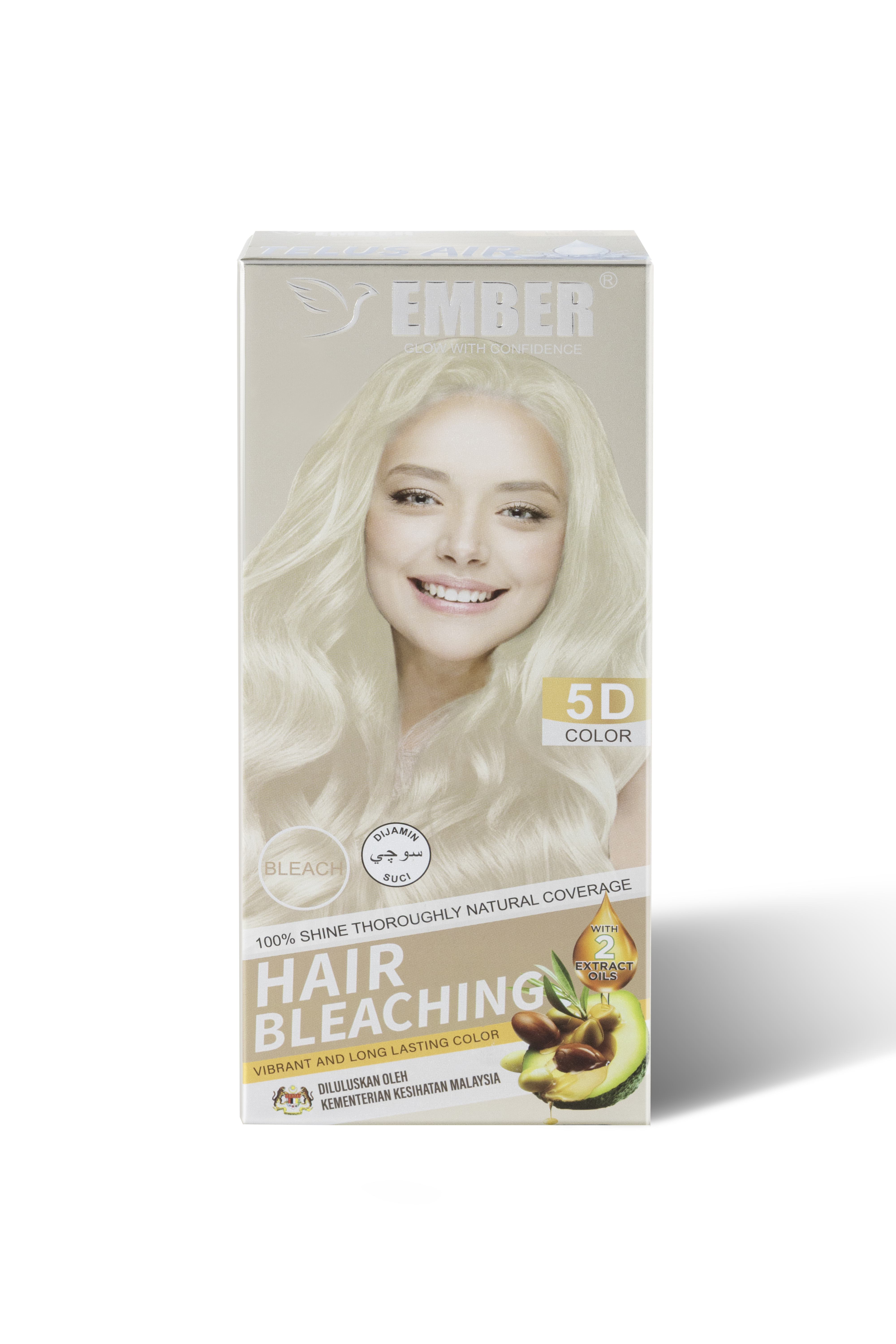 EMBER Permanent Hair Color 60ML / EM-25/ HAIR BLEACH