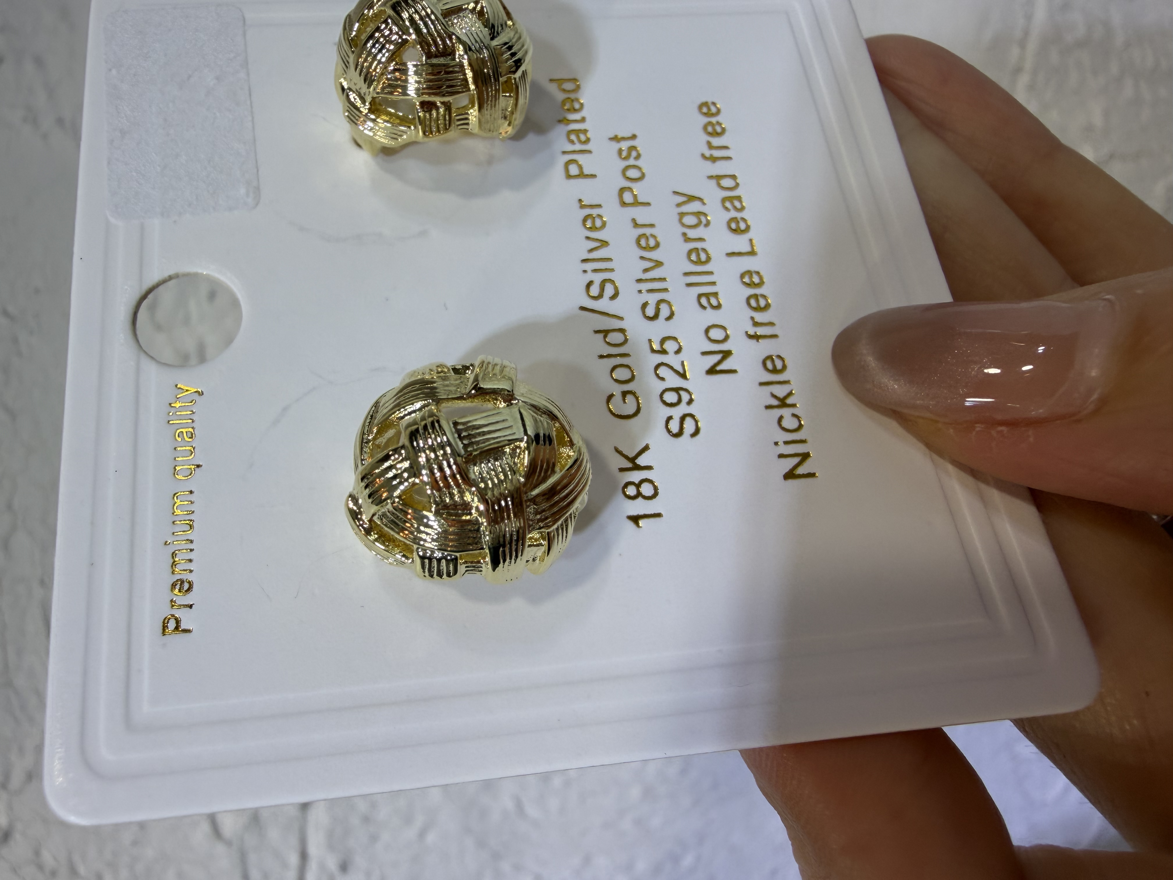 泰國🇹🇭鍍銀耳環 S925銀針 無過敏