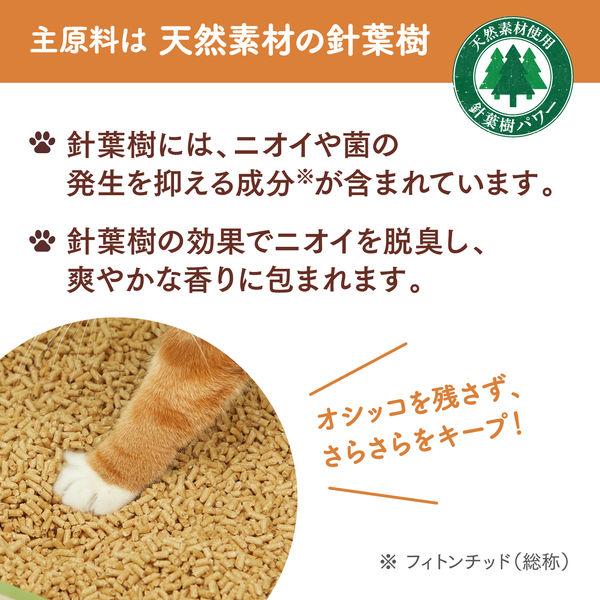 ST-Pet 日本 雞仔嘜 脫臭,抗菌(大粒)木貓砂 – 4.4L x4 [ 約 直径6mm×長さ13mm]