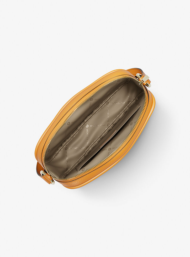 MICHAEL KORS Jet Set Leather Camera Crossbody Bag