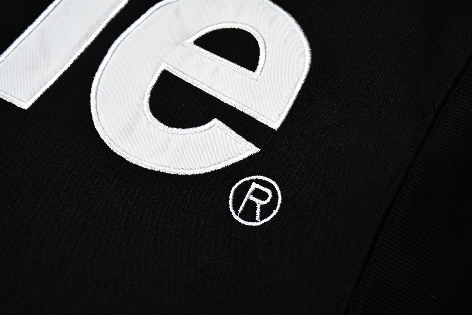 Supreme Satin Appliqué Hooded Sweatshirt