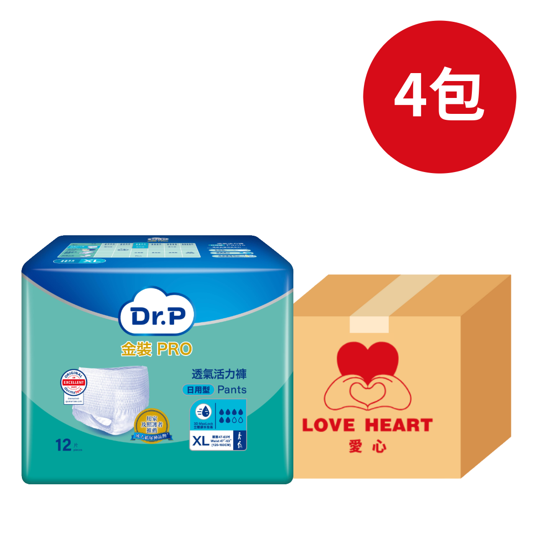 TENA添寧 Dr.P金裝Pro 透氣活力褲 日用型