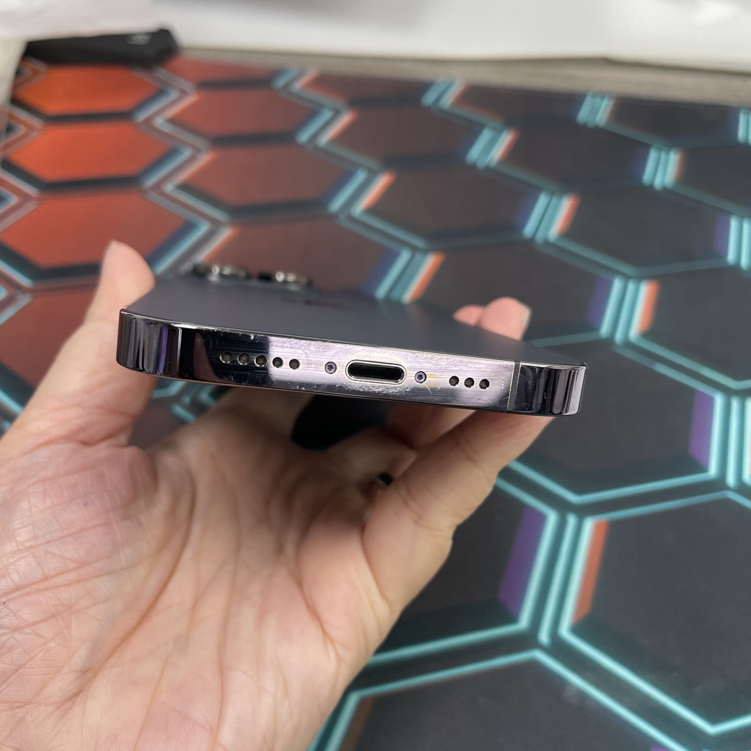 *7985 14 pro 勁靚機 256GB 電100 紫色 purple