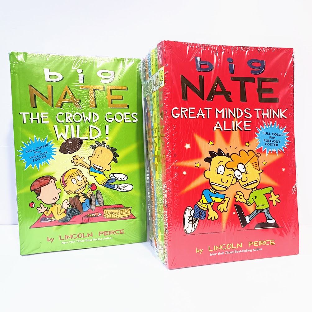 Big Nate 12 books Collection by Lincoln Peirce  |Age 8-12 | 全彩 |大內特冒險記  |B417