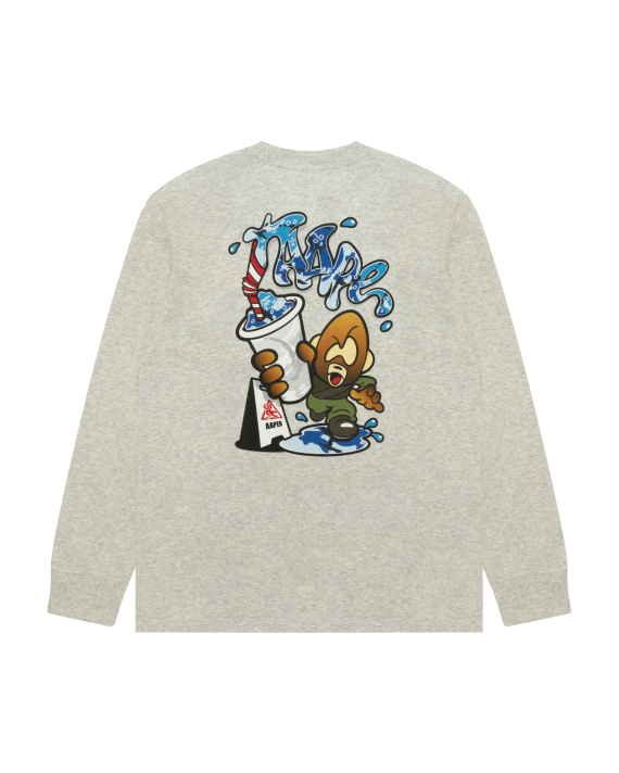 Long sleeve graphic tee with AAPER design (1951XAR)