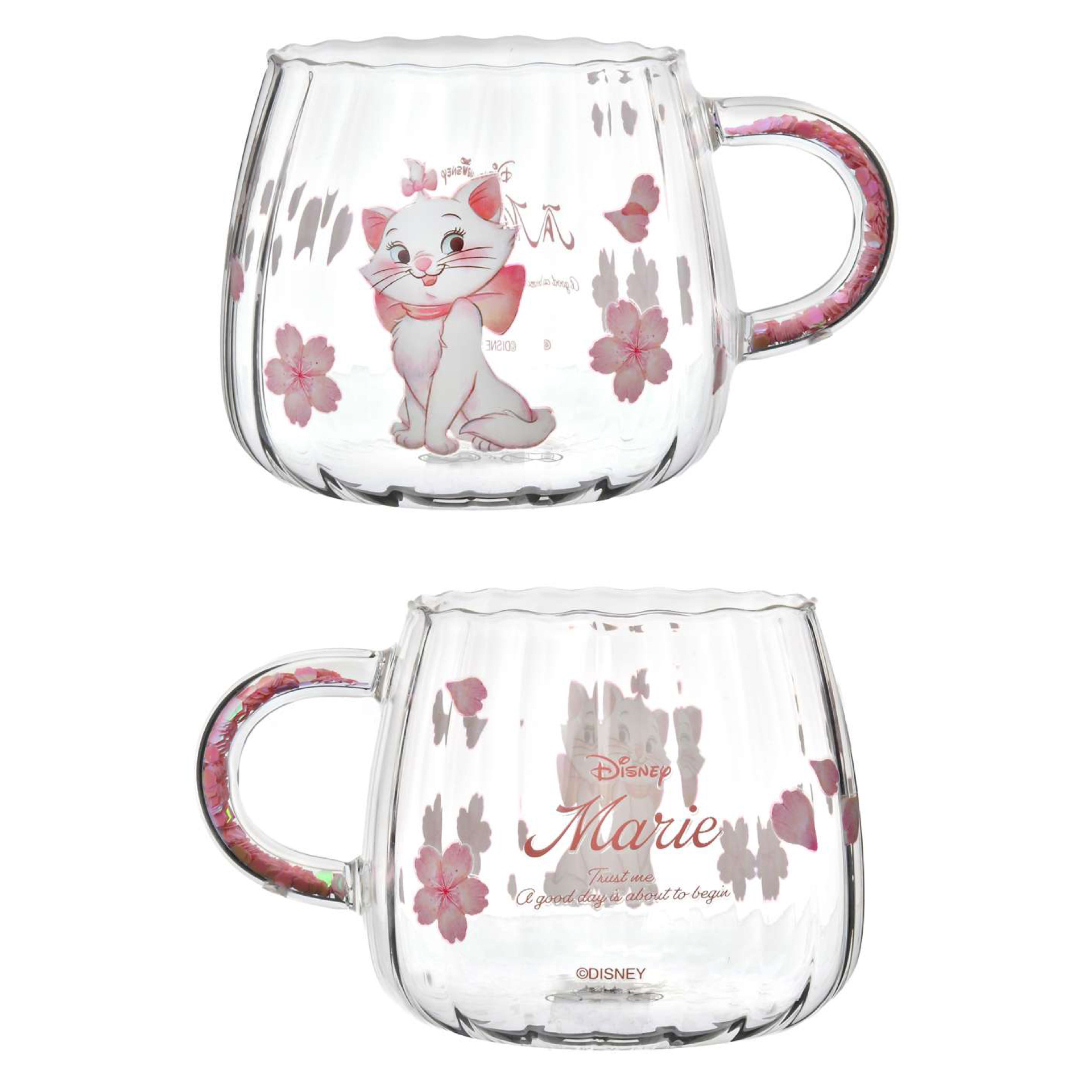 日本預訂📍日本迪士尼圖案耐熱玻璃杯 (Alice/Baymax/Maire)