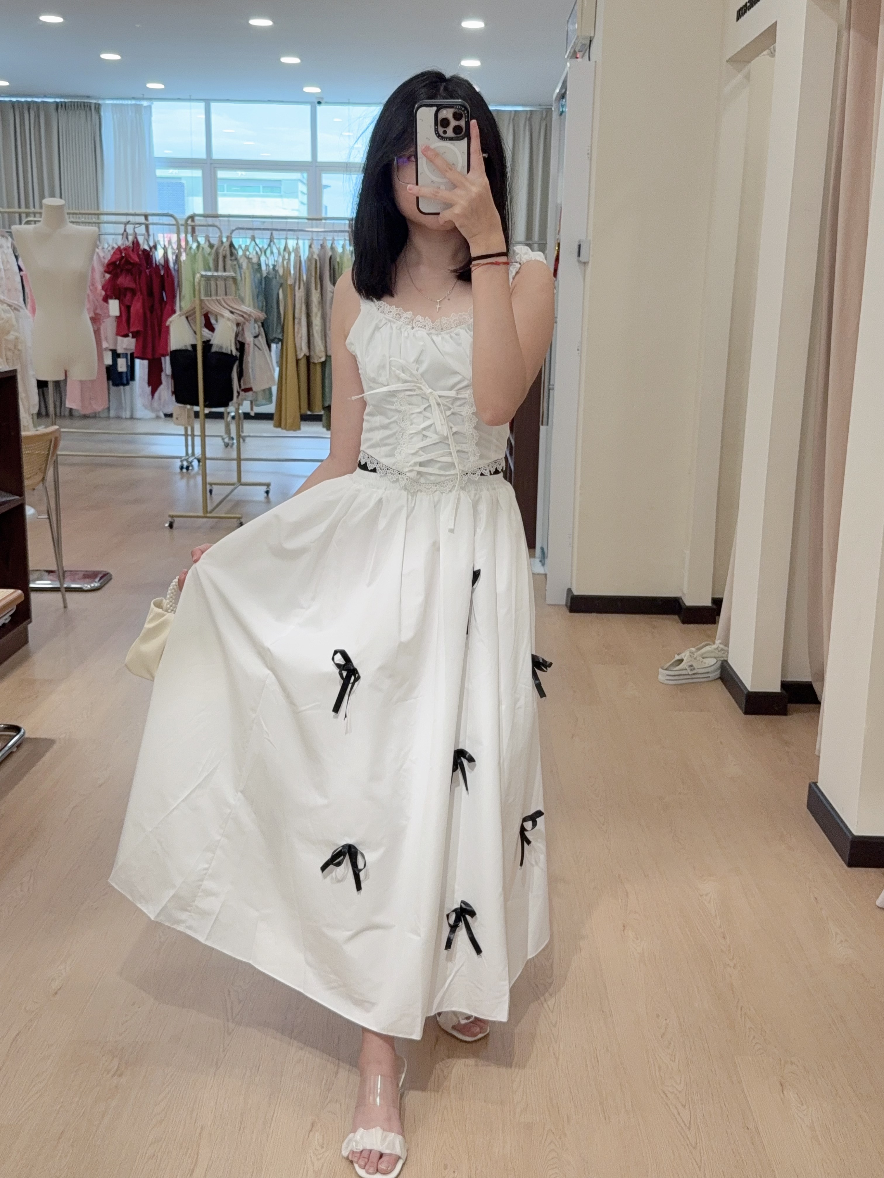 368泡泡袖两件套