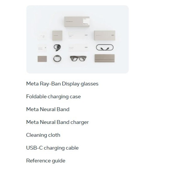 (🔥NEW RELEASE🔥) Rayban Meta Display Smart Glass and Meta Neural Band 32GB (Brand New/Refurbished Used Full Set)