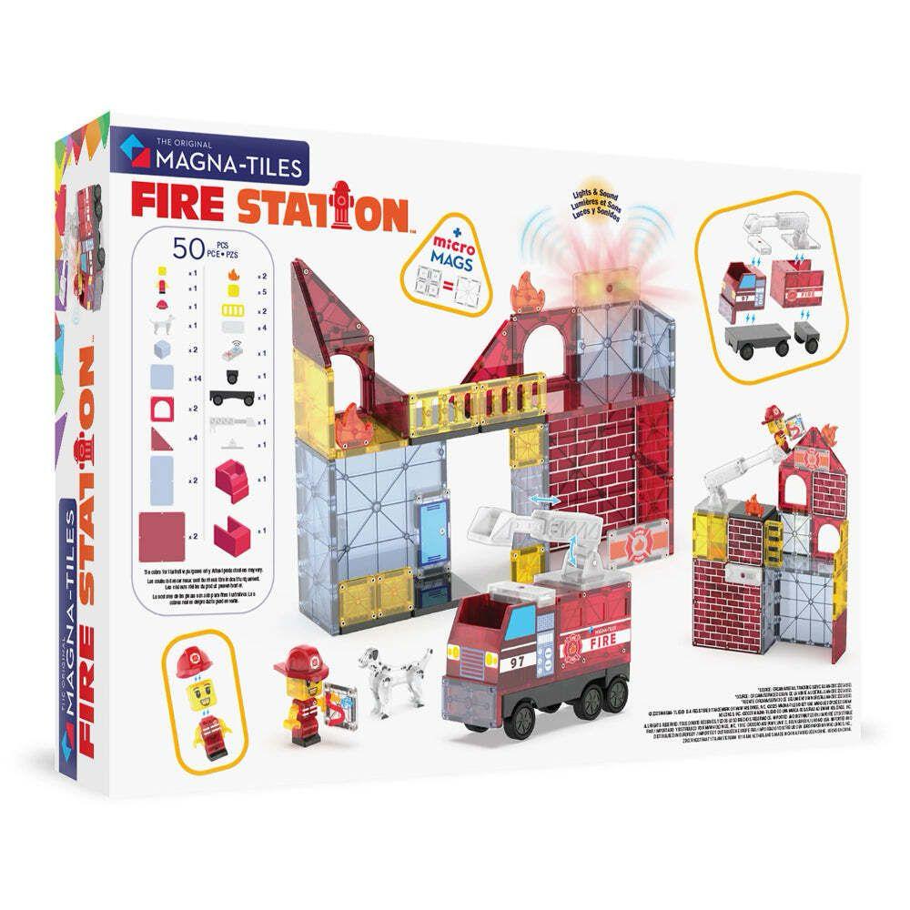Magna-Tiles - 磁力積木消防局套裝 50 件組