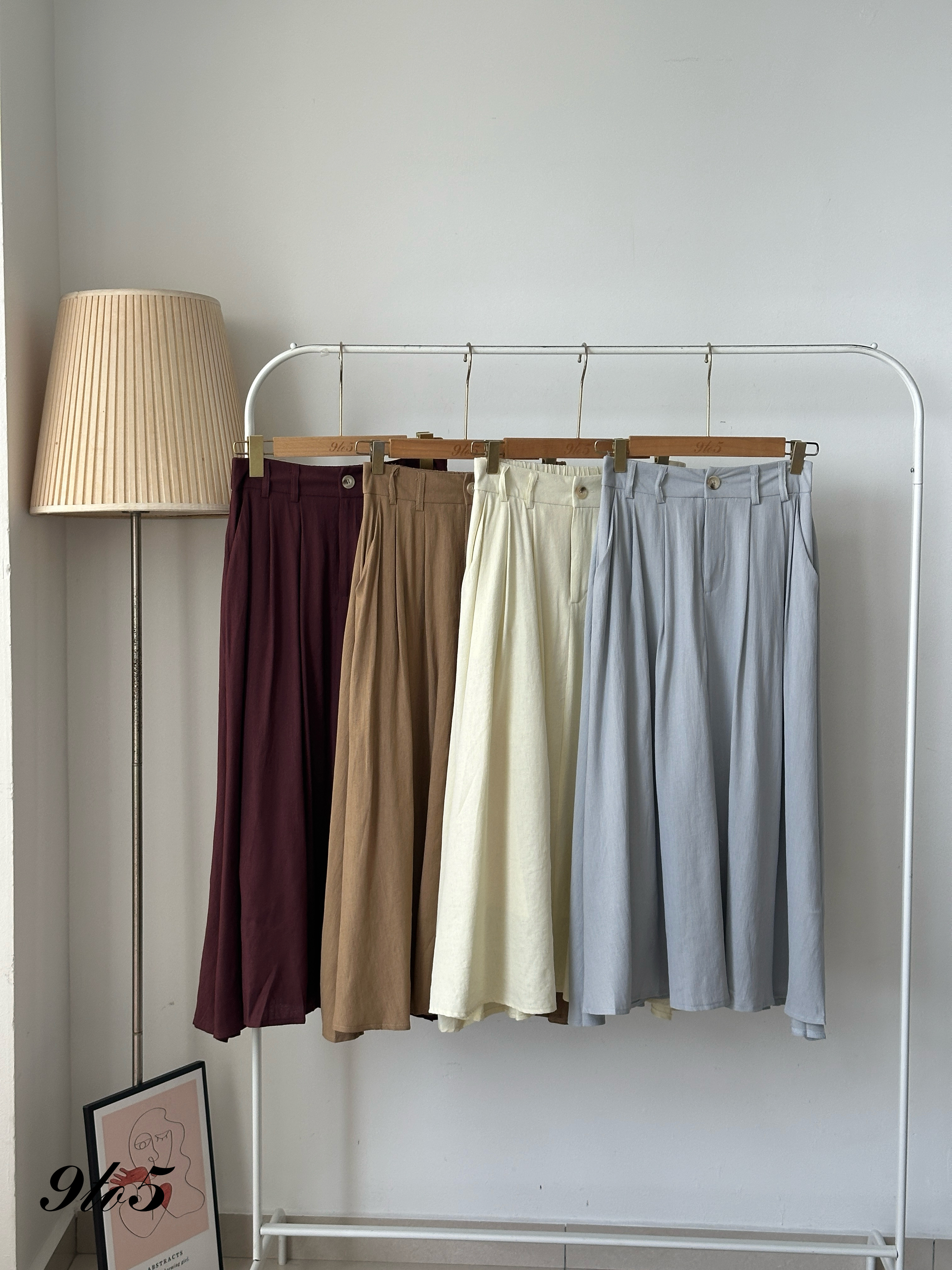 S1811 A Line Long Skirt - 4 Colors