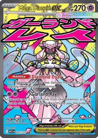 Pokemon TCG Mega Evolution—Ascended Heroes - Mega Diancie EX-267/217