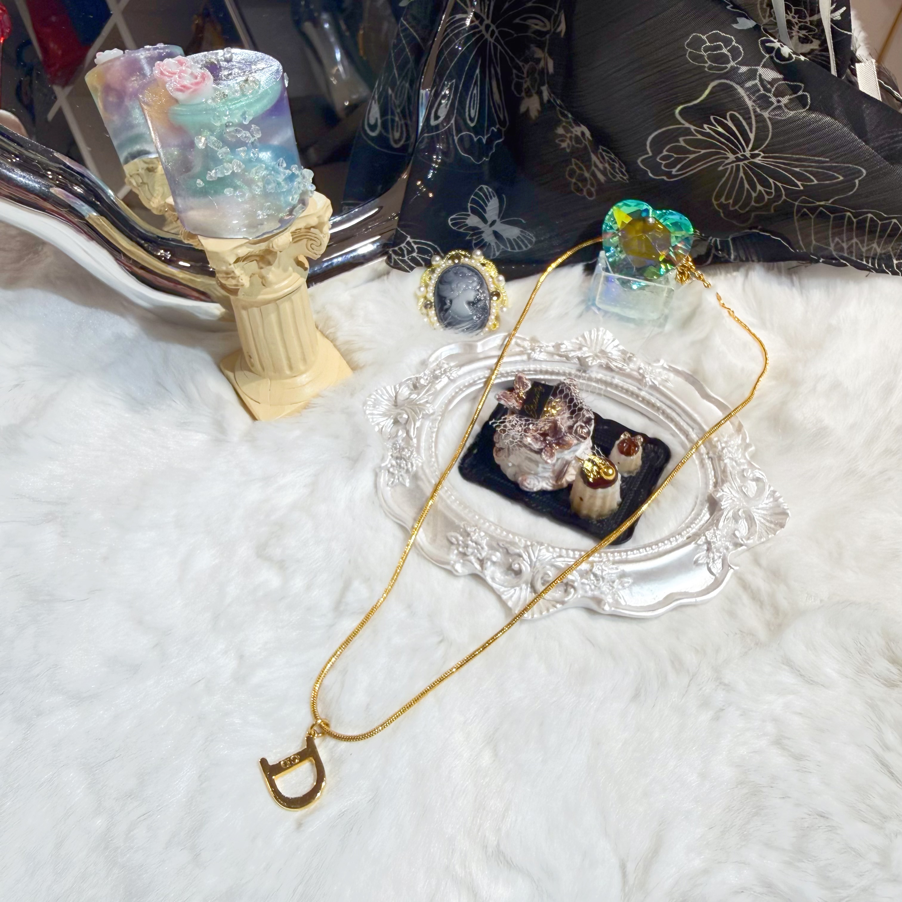 Dior necklace vintage/D