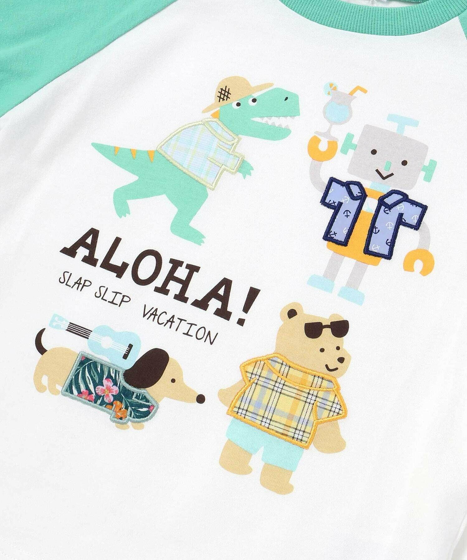 🆕【⭐訂購⭐】🌀 🇯🇵 日本直送 可愛立體貼布刺繡 插肩 短袖Tee［2款選］🌀 [ELEA-0107][260612]