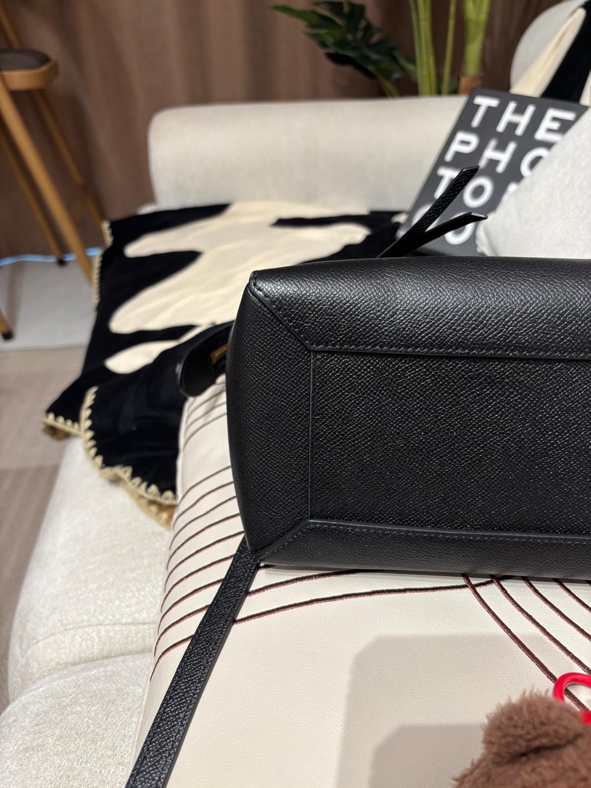 Celine Micro Belt Bag Black 黑色牛皮 100%Authentic, 95%New ✅Dust bag