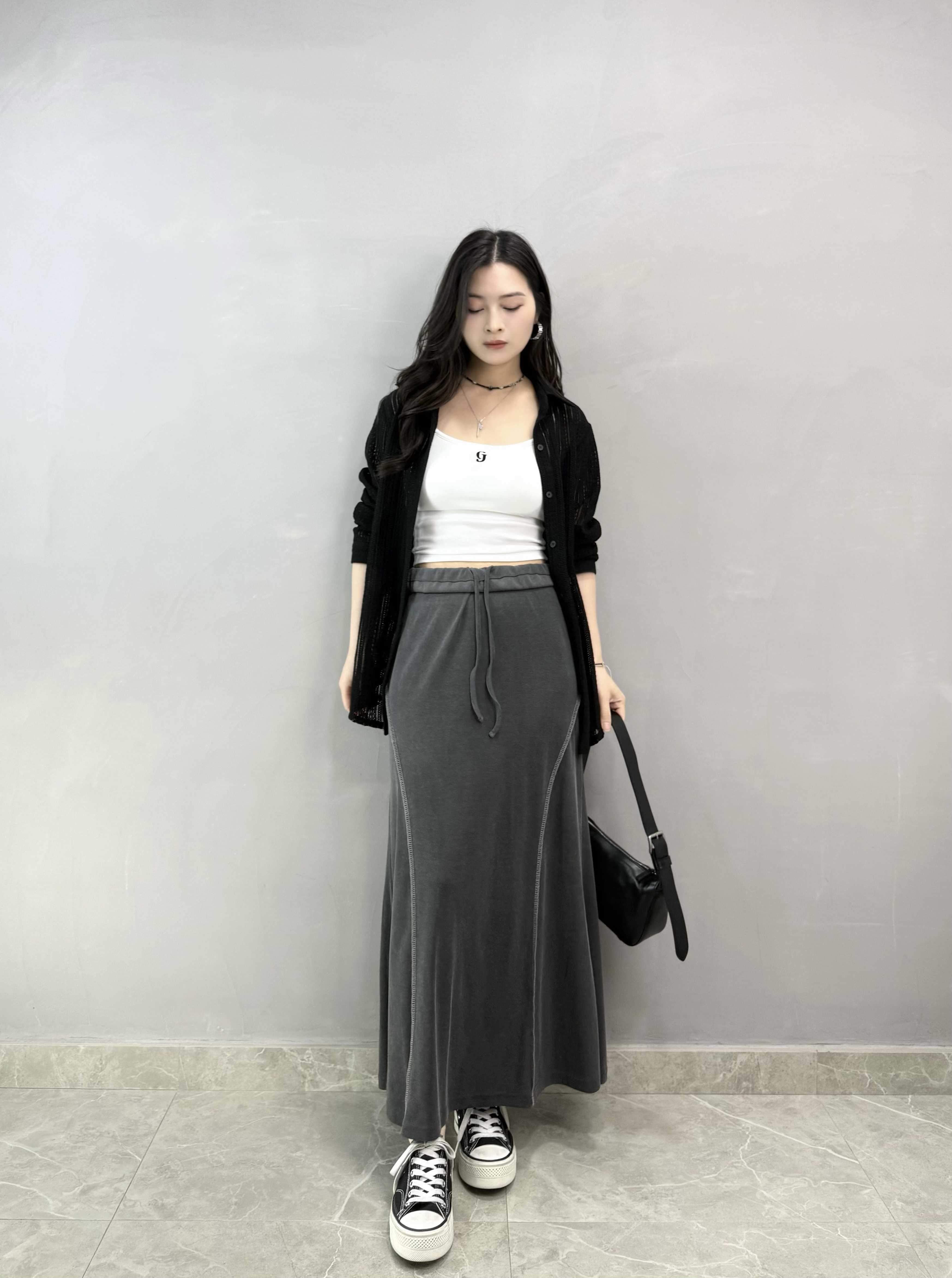 N82 反腰車骨魚尾裙