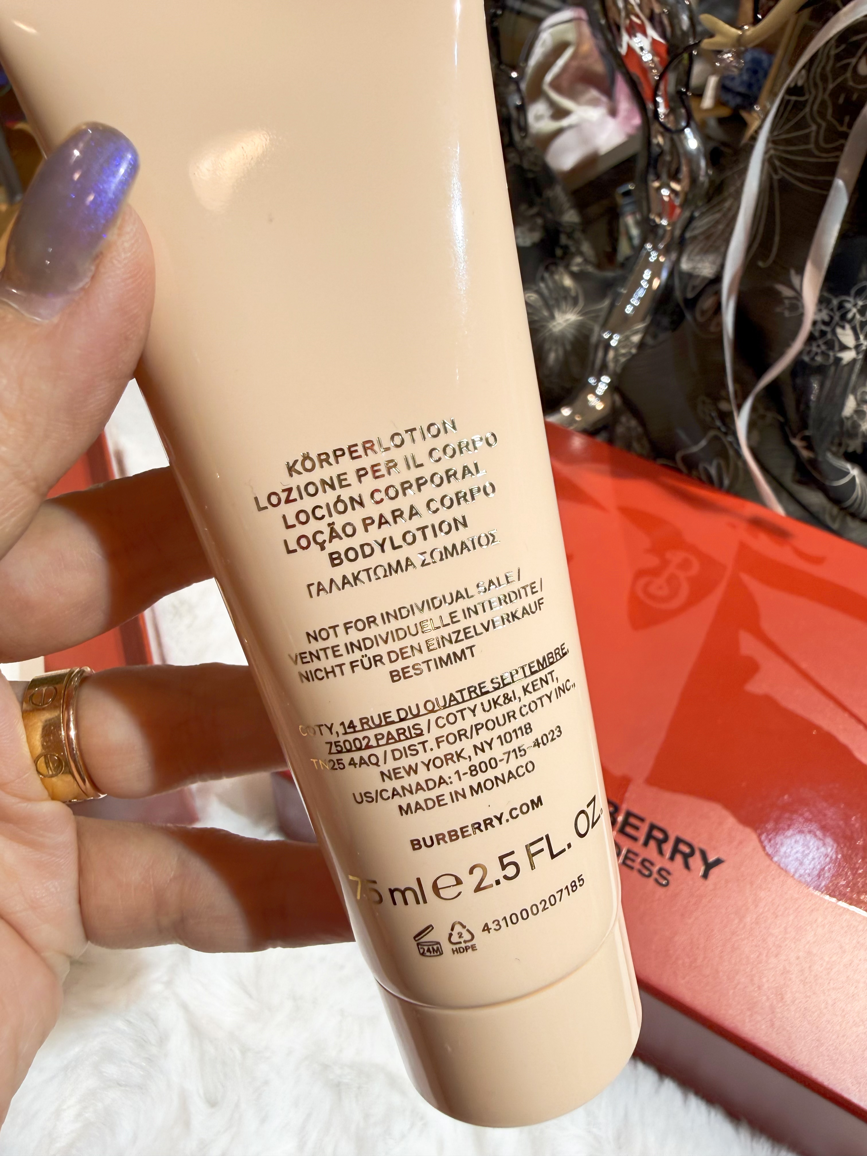 Burberry set Goddess parfum