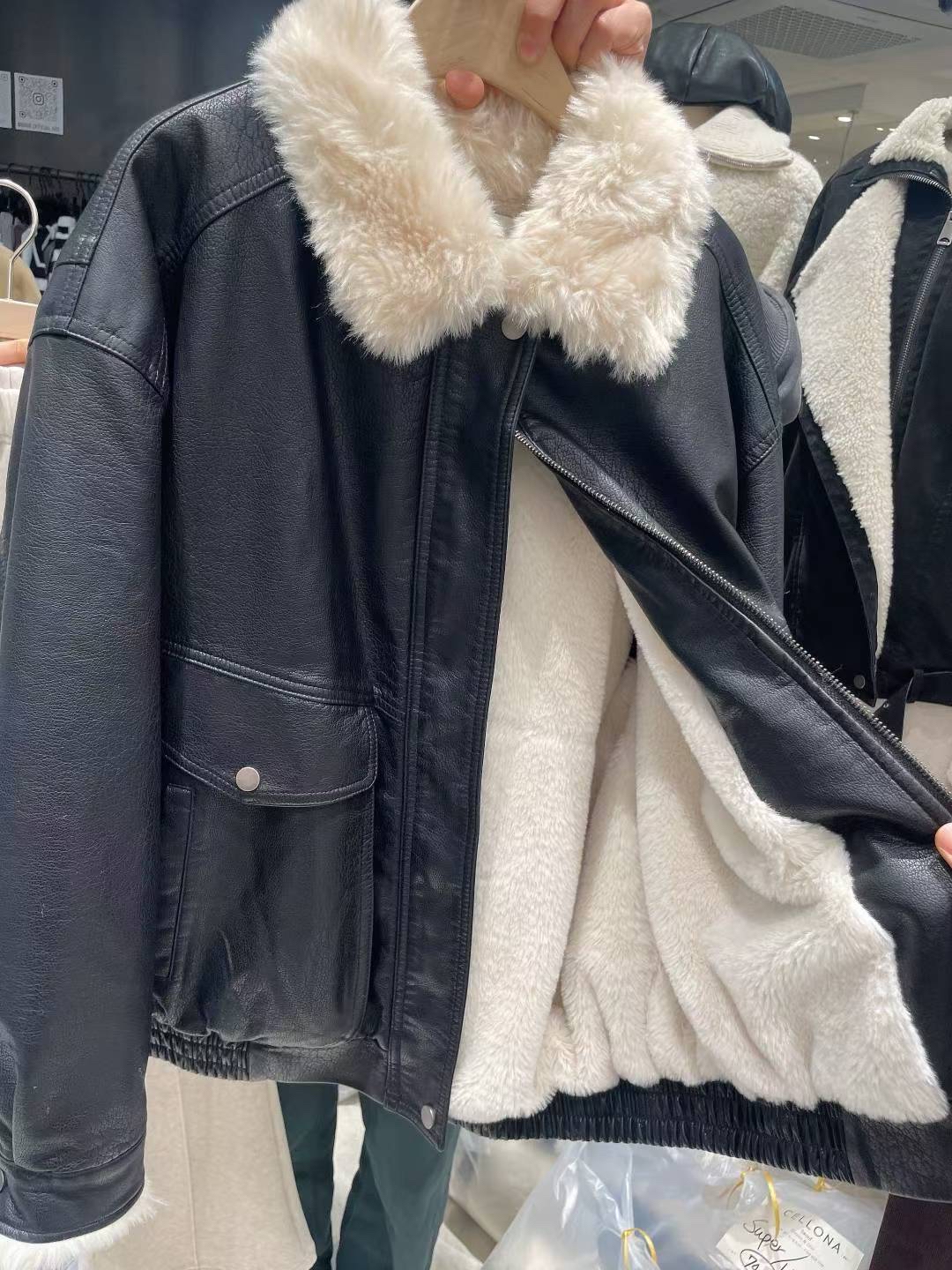 超靚毛毛仿皮Jk