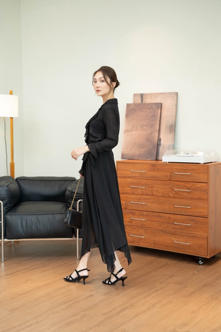 SS-SW5200 FRILL UNEVEN SET SKIRT