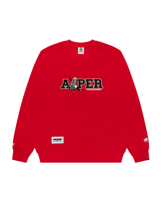 AAPE AAPER crew neck sweatshirt (D390XXR)
