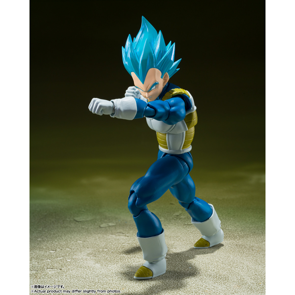 SHF Dragon Ball Super SSGSS Vegeta Unwavering Saiyan Pride