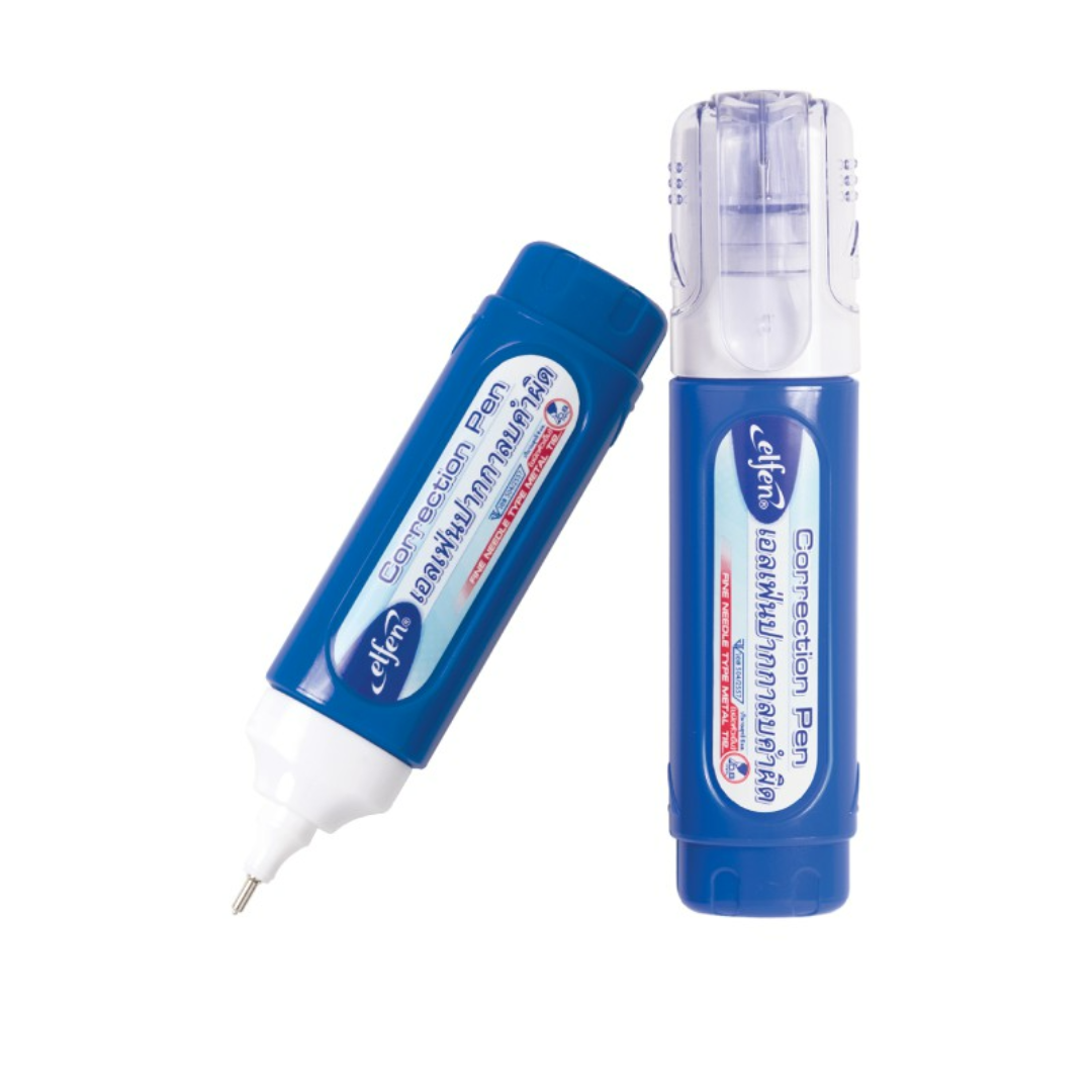 elfen Correction Pen Blue 6ml