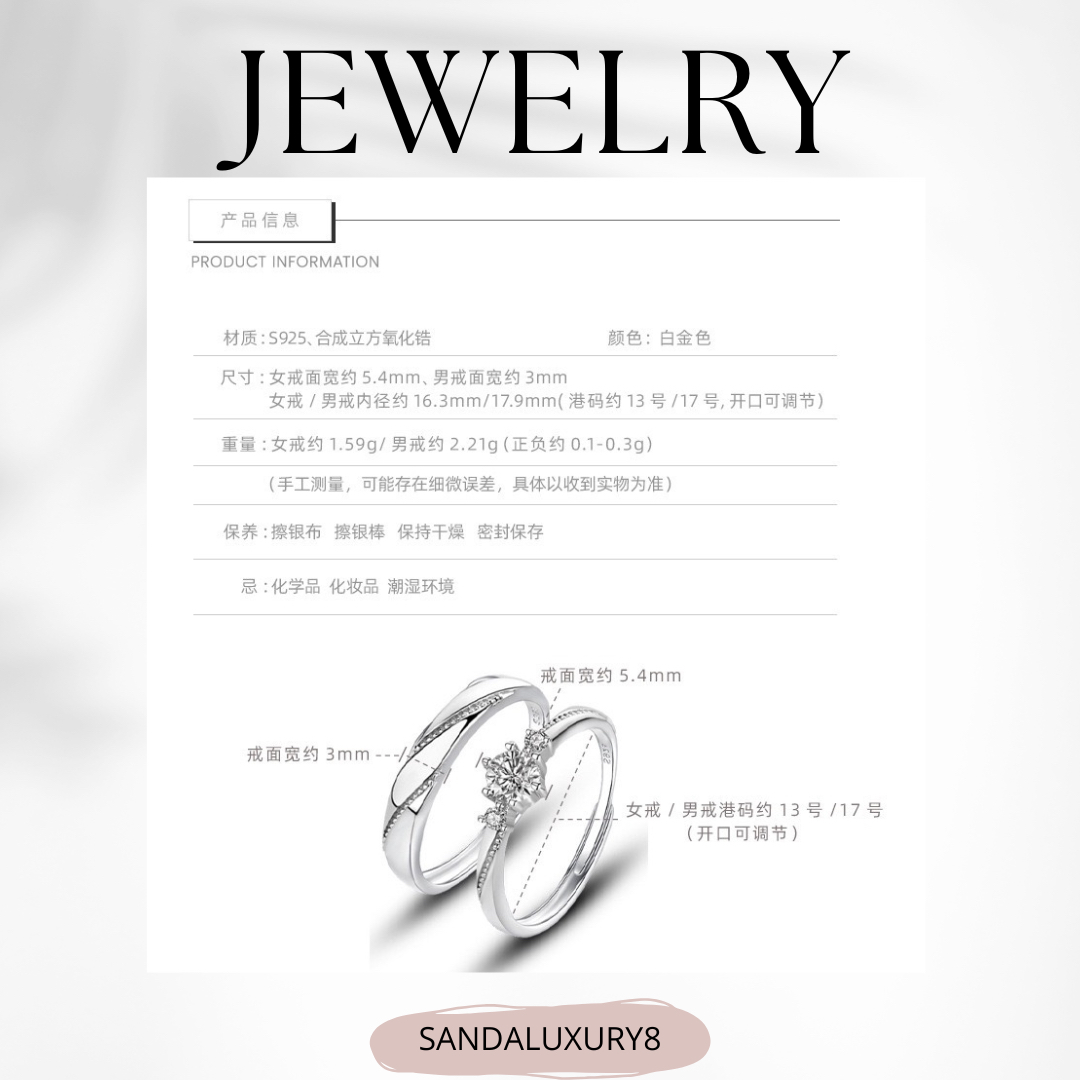 Jewellery Collection Couple Rings 