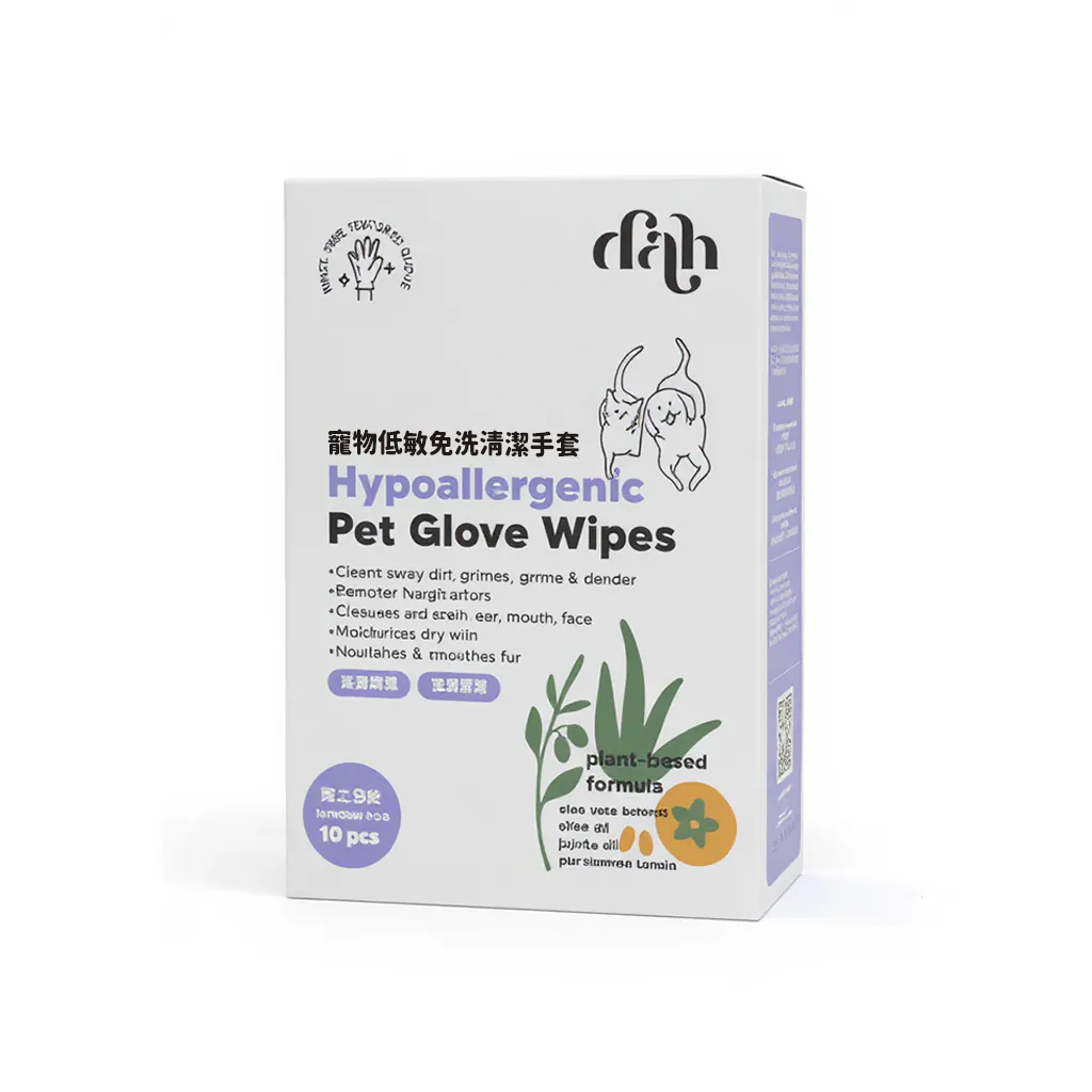 dah 寵物低敏免洗清潔手套