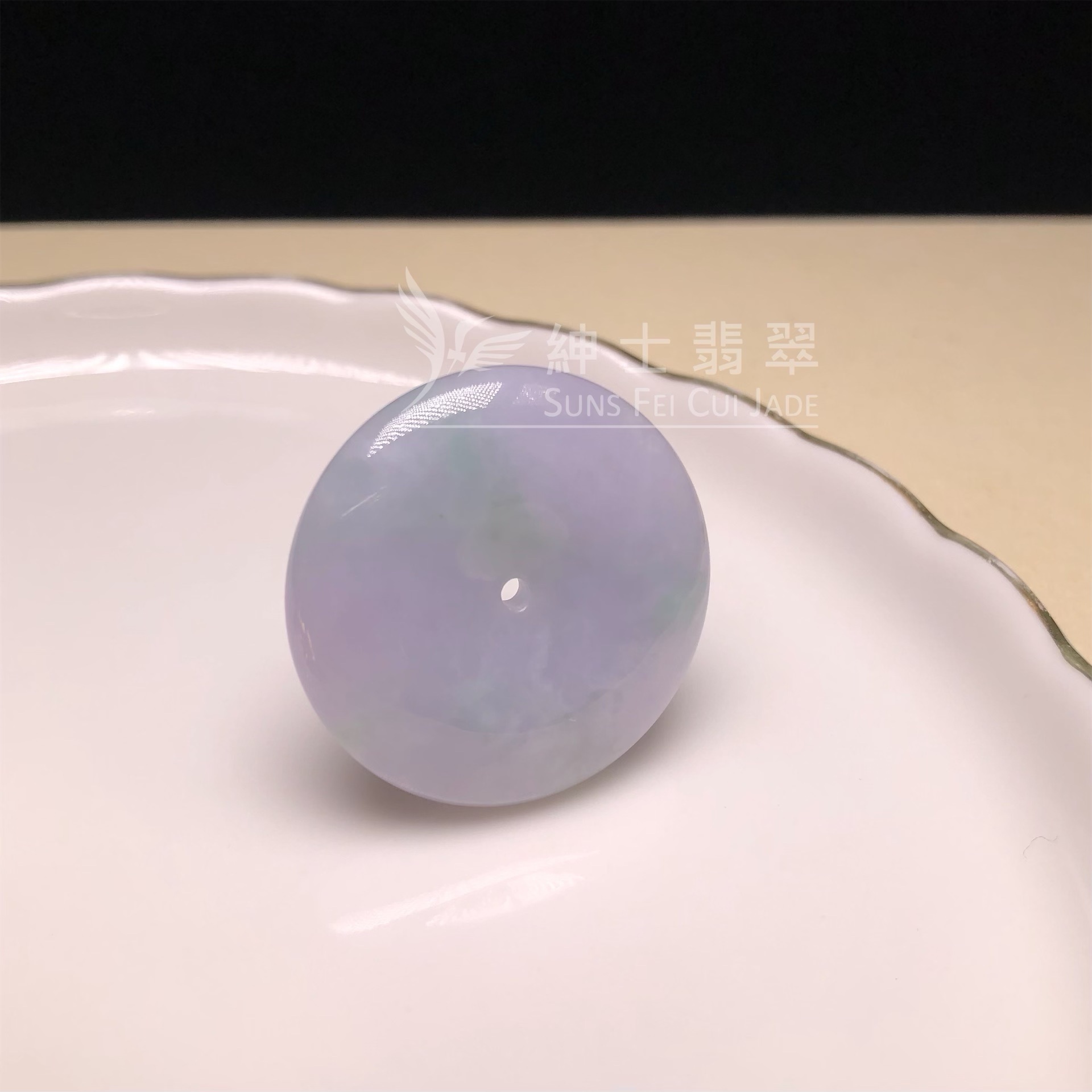 春彩翡翠平安扣 B07865