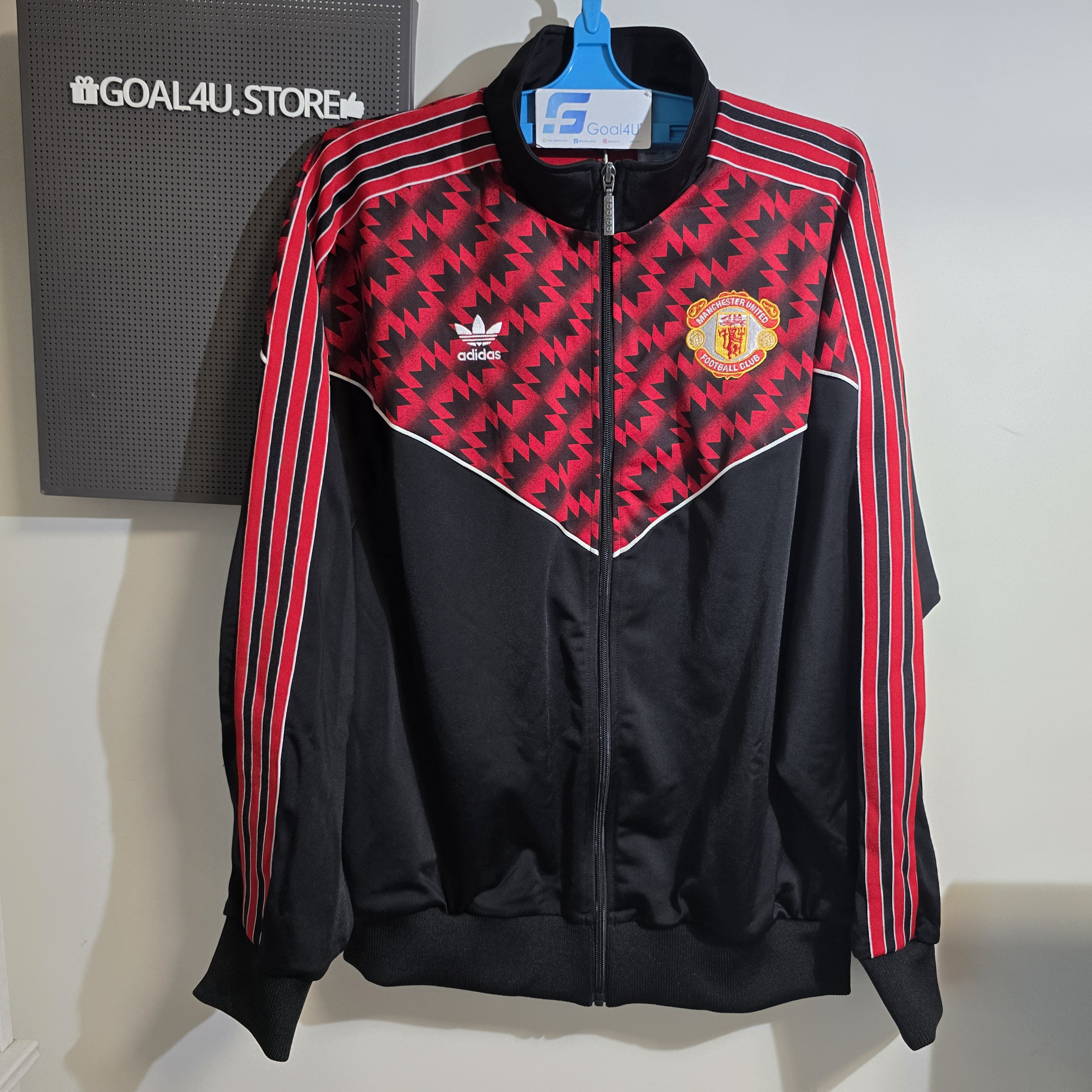 "👑⚽91復刻" Adidas Originals Manchester United 曼聯 1991 運動外套 JF0373 