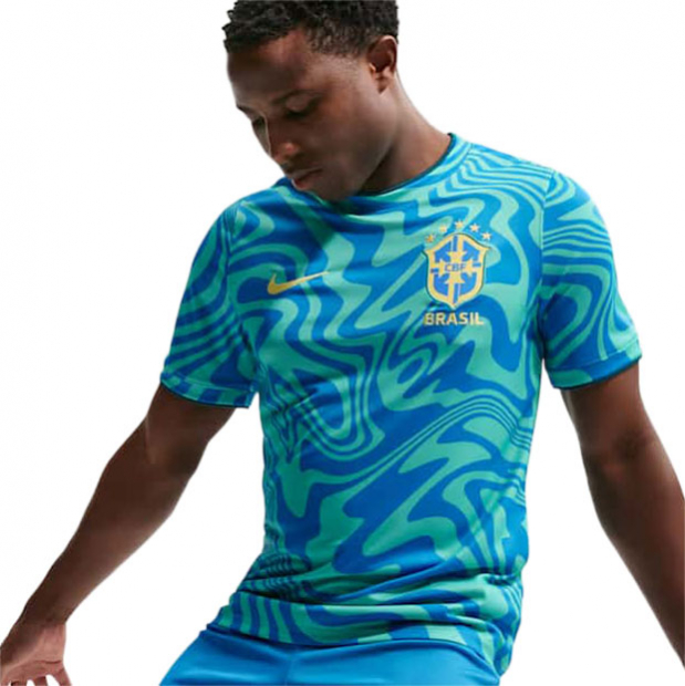 Nike Brazil 巴西 2026 Dri-fit 賽前訓練球衣 (可加印球員版贊助) IH1662