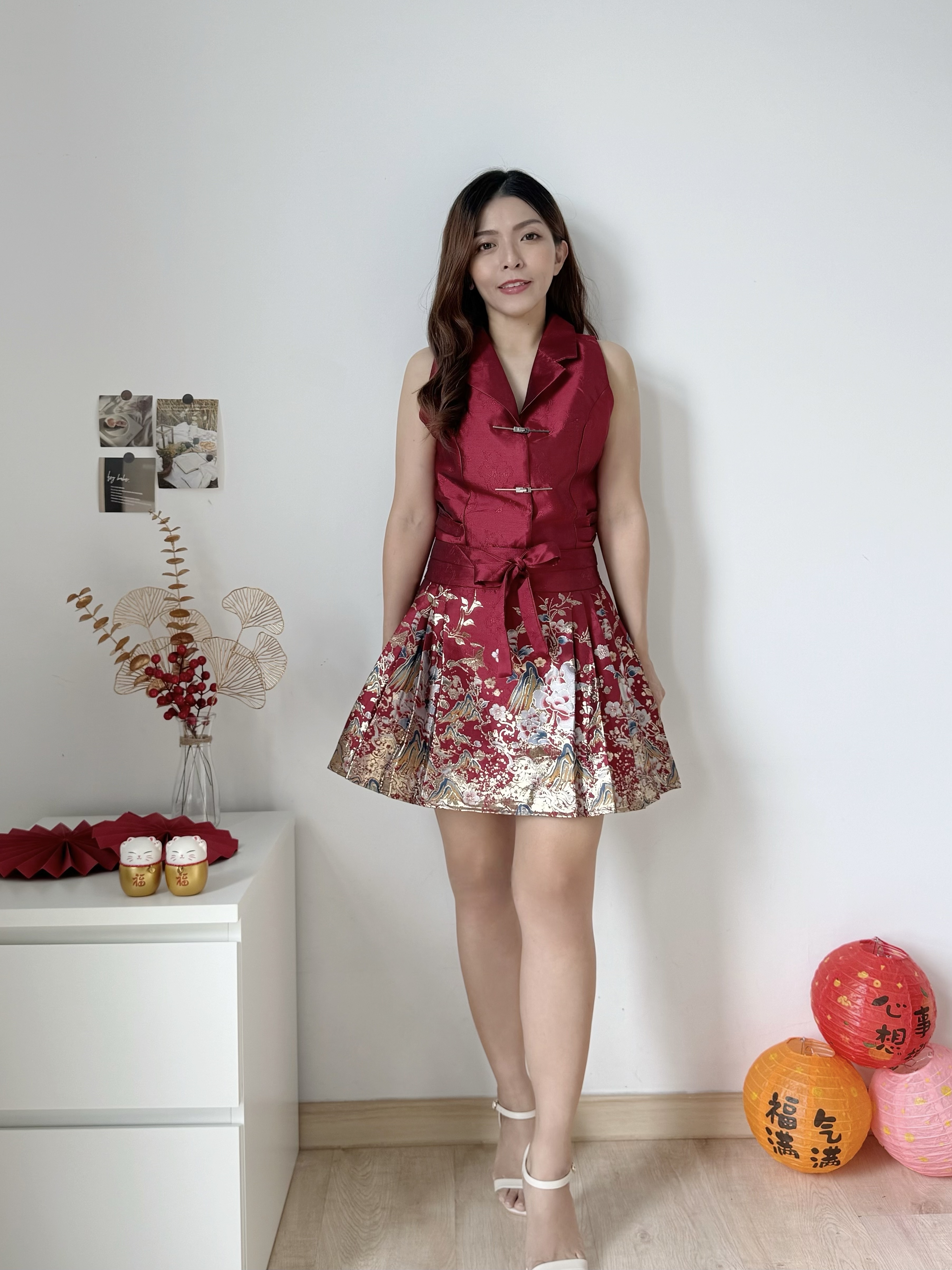 “锦织归韵” 新中式马甲+马面裙套装 (3 colours) 高品✨Premium Quality