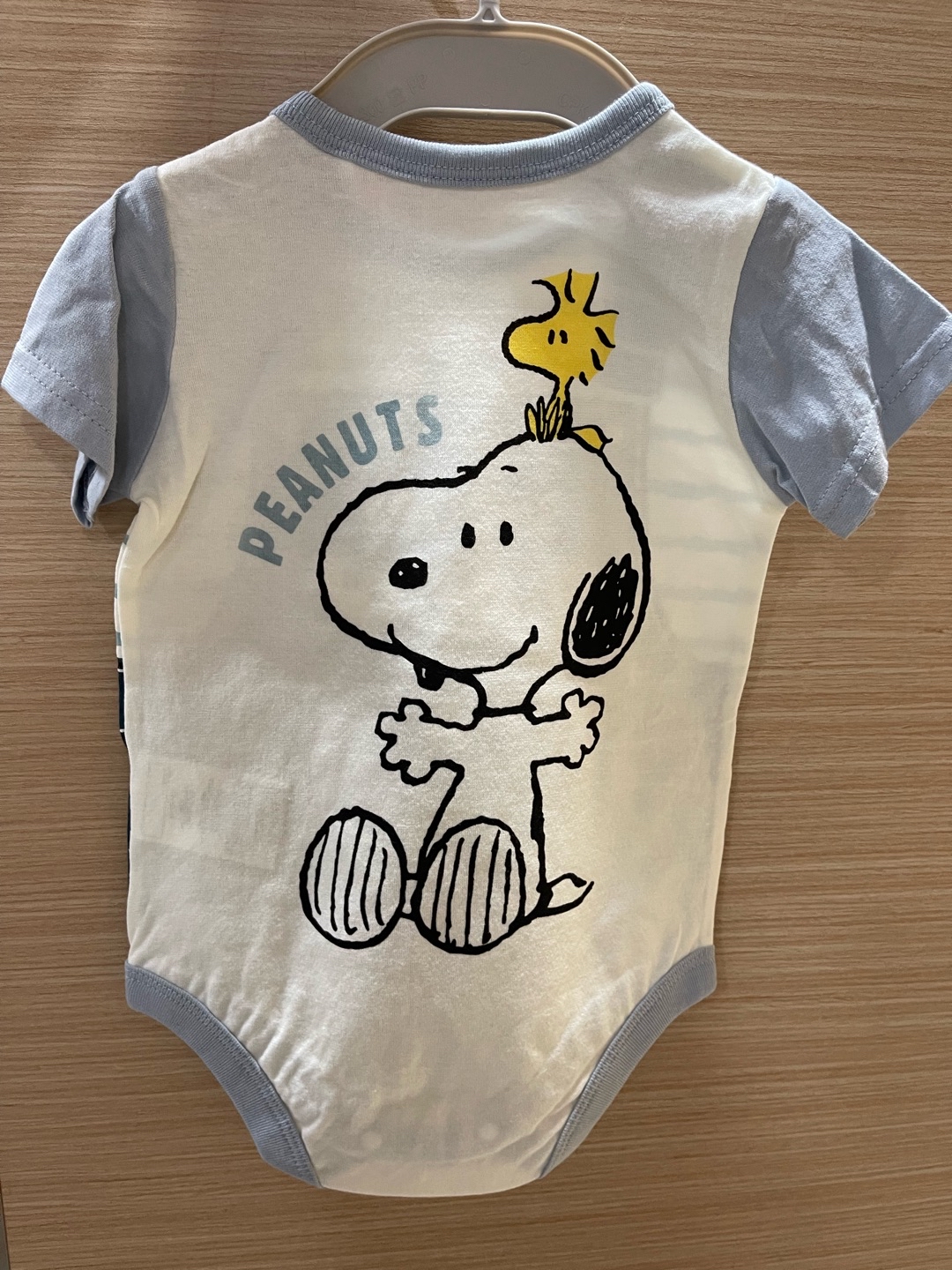 A0084 史努比藍色包屁