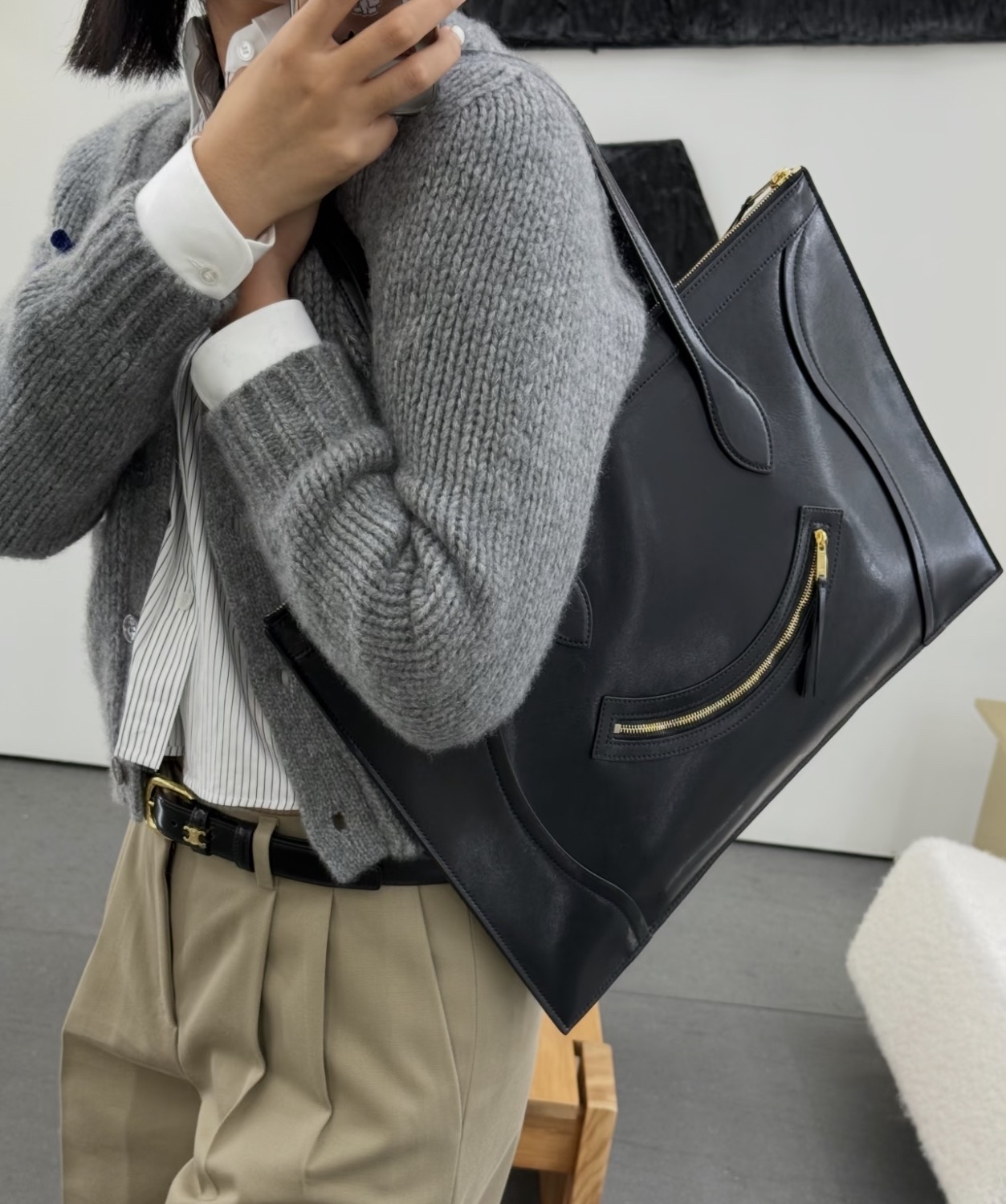 訂貨📮 Celine 新款 黑色 Flat Luggage Tote  Size 44x31cm