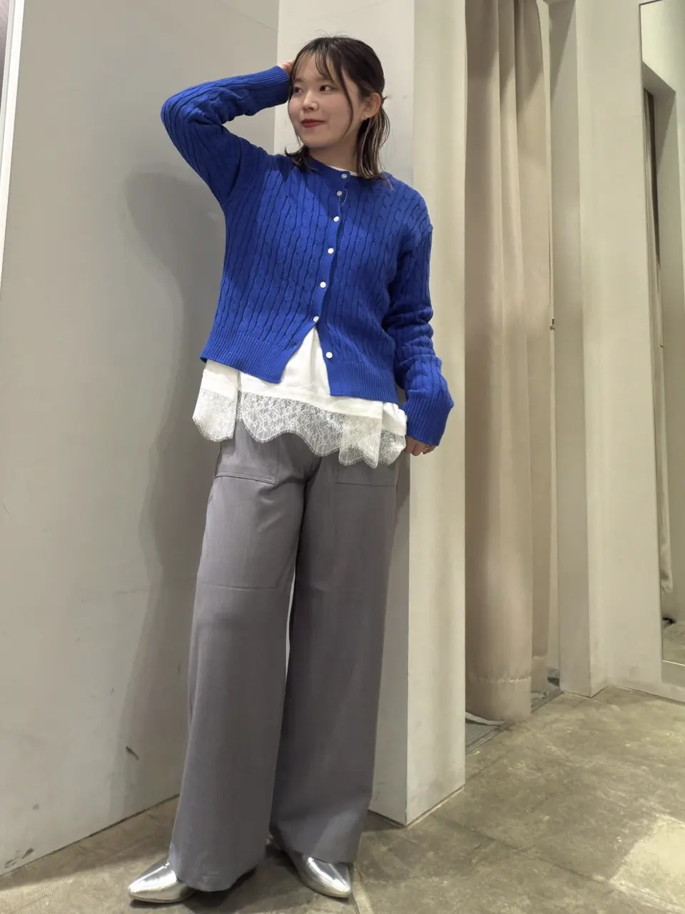 【✨️日本pre-order羅紋短版針織外套✨️】【共4色】海軍藍、綠色、紅色、藍色