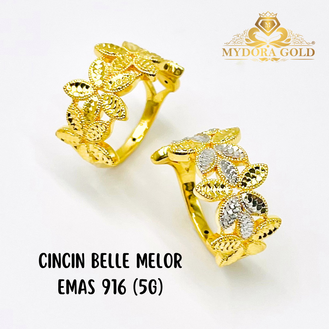 MYDORA Cincin Belle Melor (5G) l EMAS 916/22K