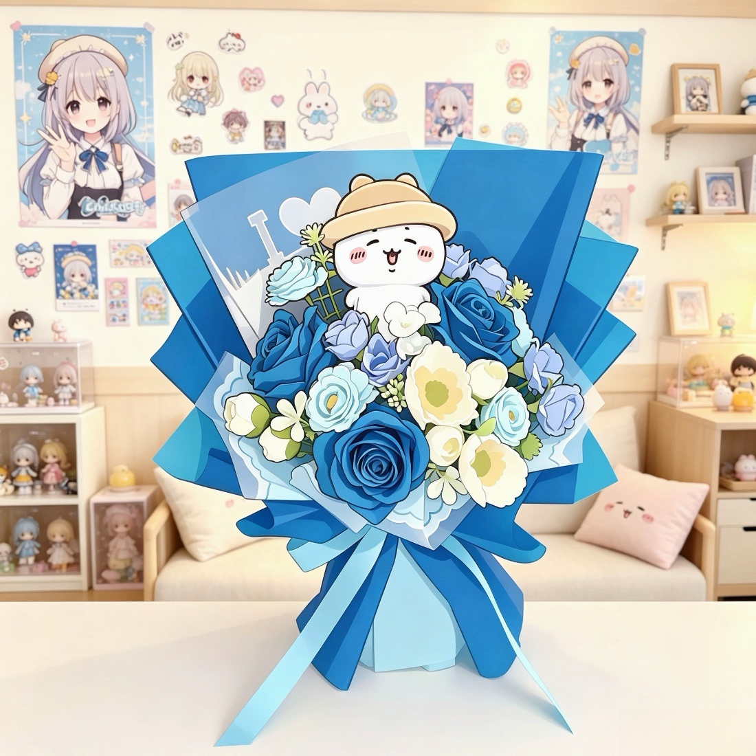 (現貨)chiikawa公仔花束