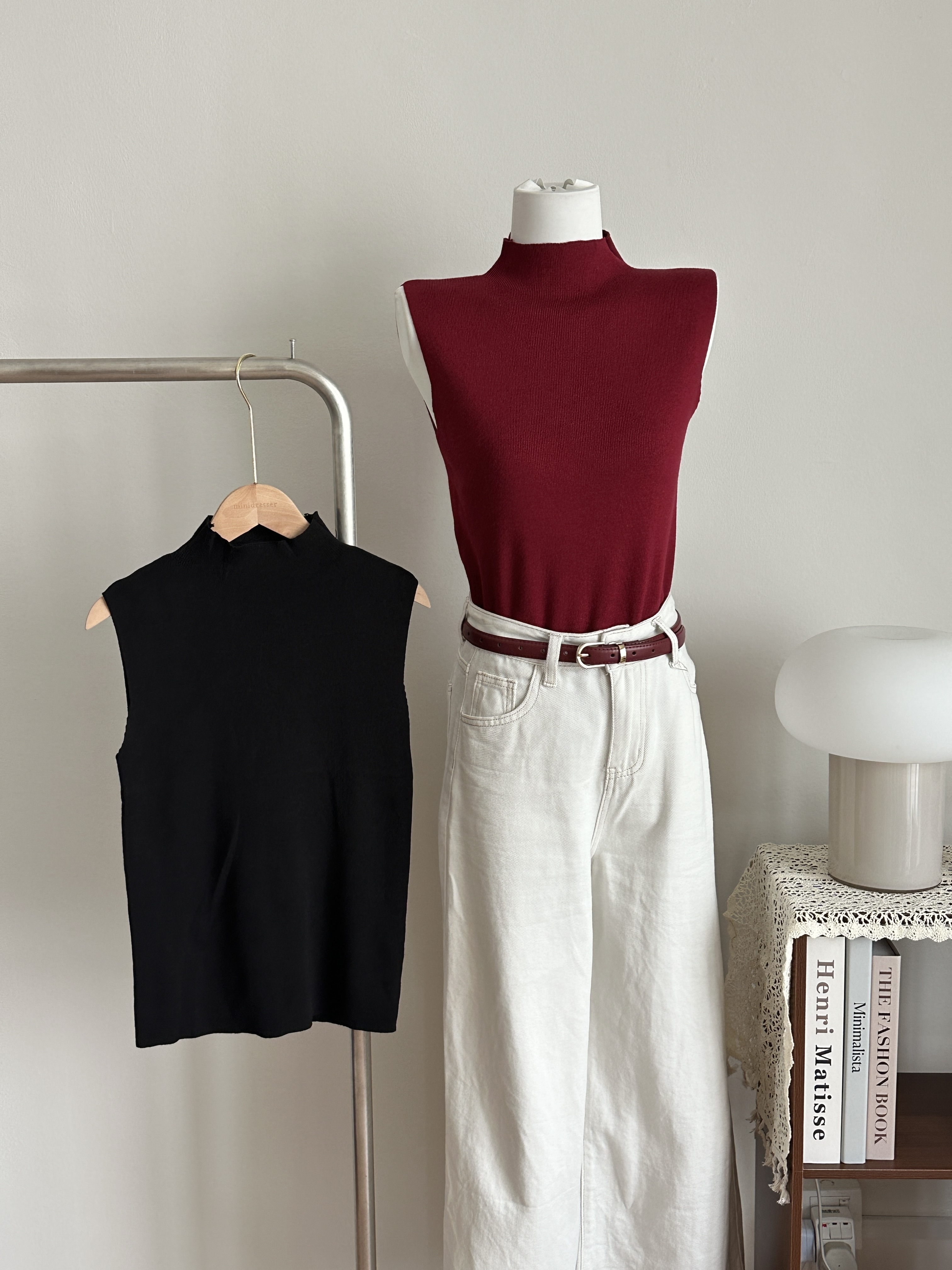 Asher Knitted Top | Red