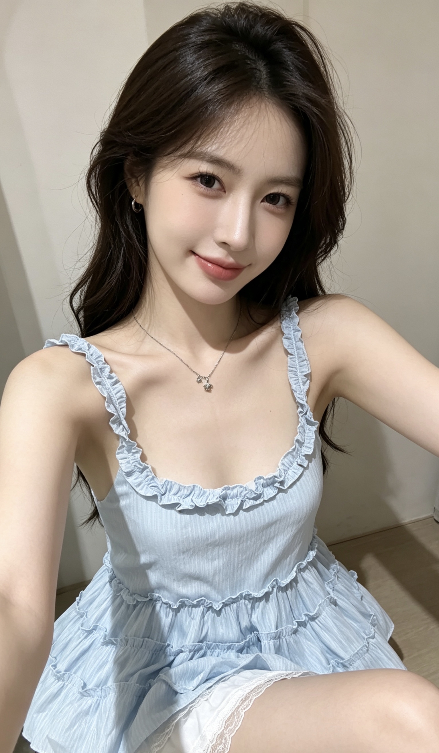 TP590荷叶边蓬松衣