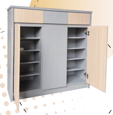 42寸三門鞋櫃 FB-42042