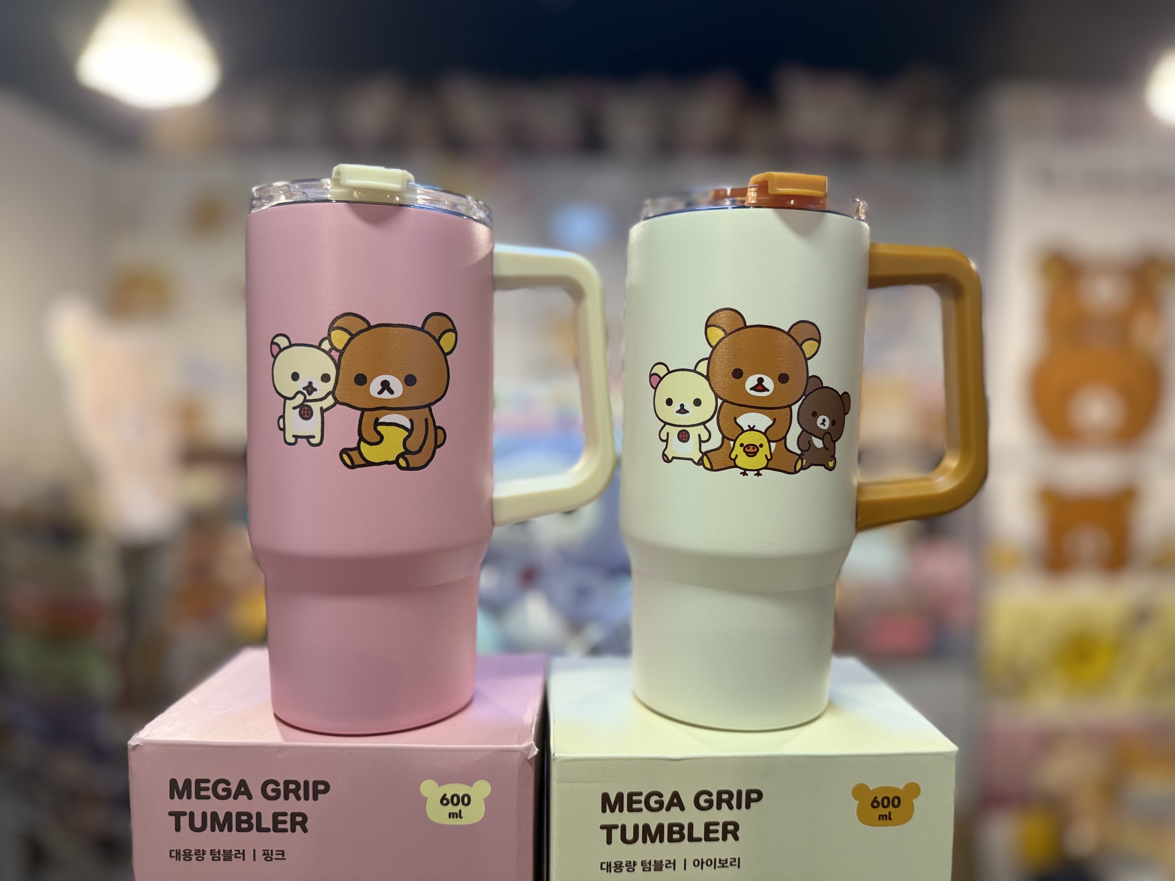《現貨》全新韓國限定 Rilakkuma連蓋保溫杯 600ml