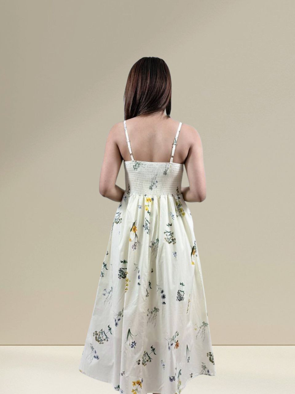 W6225 - Soft Floral Dress 