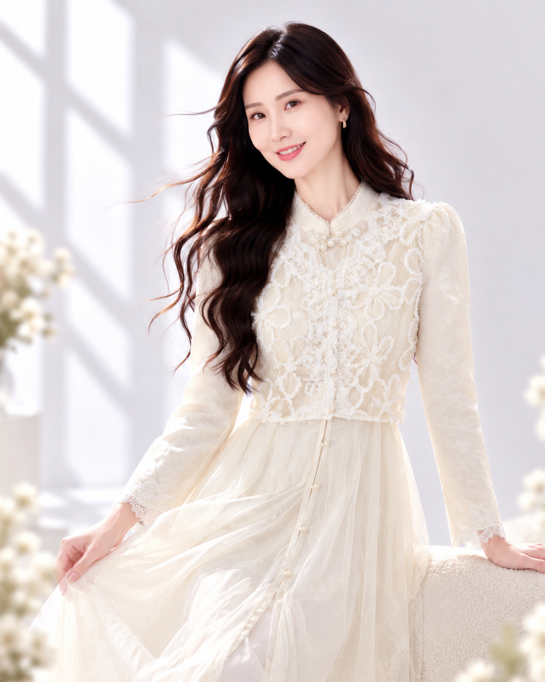 5169 Oriental Grace Two-Piece Set Wear